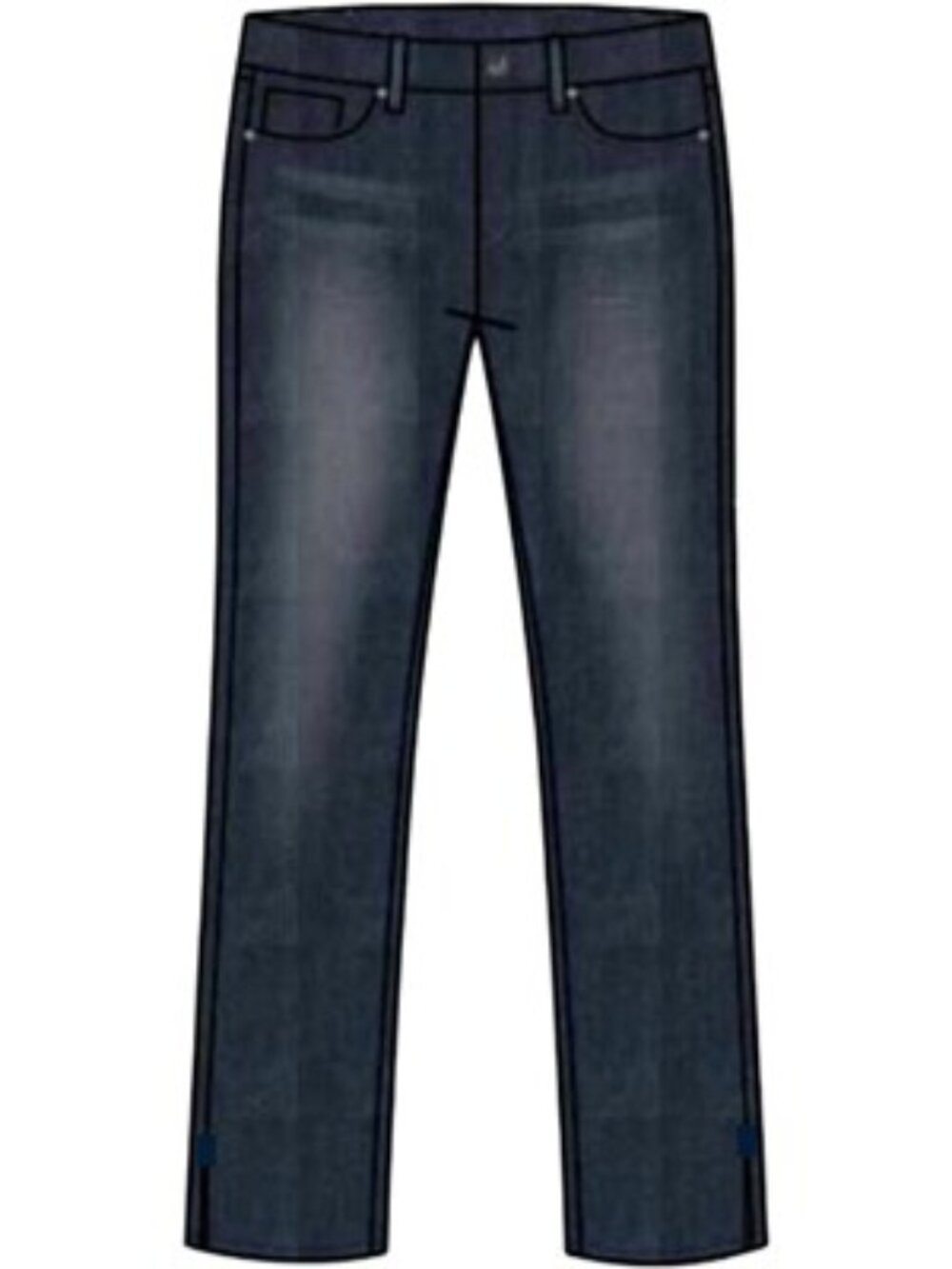 NYDJ - Womens Marilyn Straight Jeans, size 10 US womens, color blue.